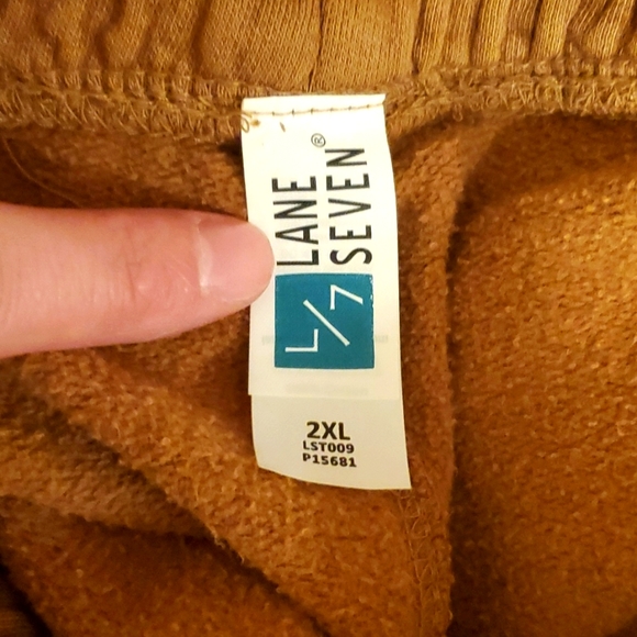 'Mama' Distressed Mineral Wash Joggers, camel - Picture 5 of 6